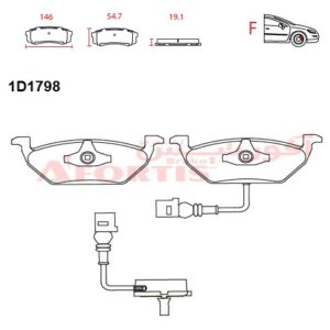 لنت ترمز جلو برلیانس H330